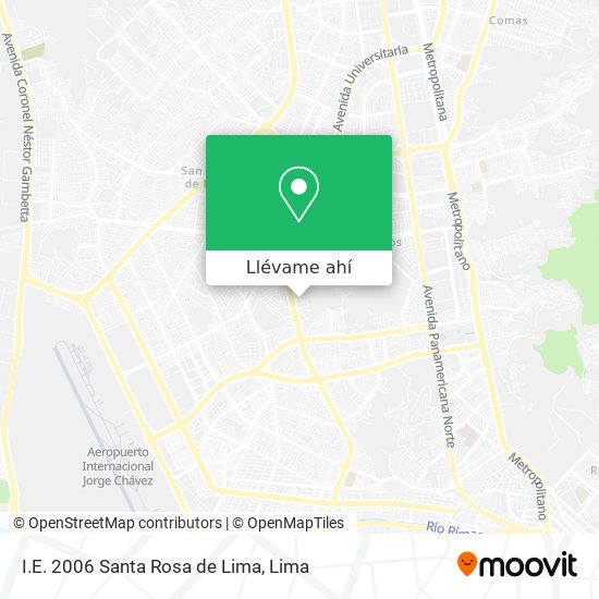Mapa de I.E. 2006 Santa Rosa de Lima