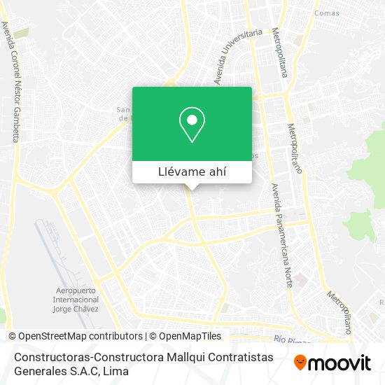 Mapa de Constructoras-Constructora Mallqui Contratistas Generales S.A.C