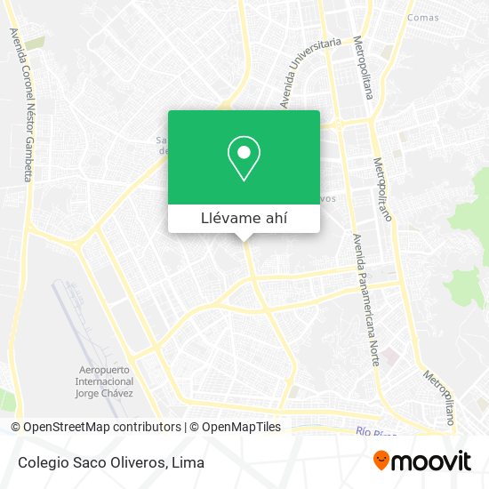Mapa de Colegio Saco Oliveros