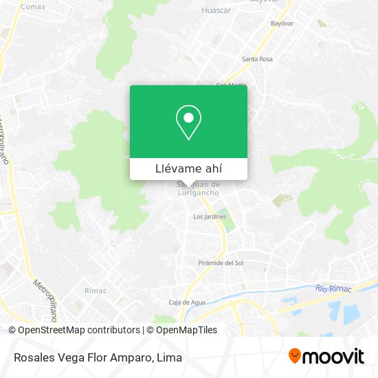 Mapa de Rosales Vega Flor Amparo