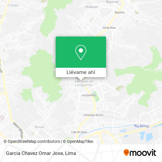 Mapa de Garcia Chavez Omar Jose