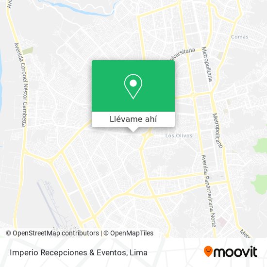 Mapa de Imperio Recepciones & Eventos