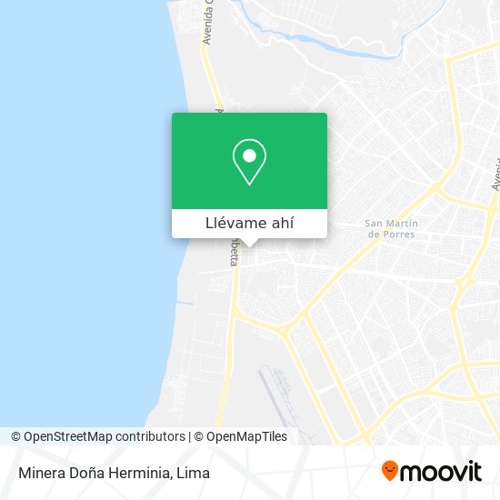 Mapa de Minera Doña Herminia