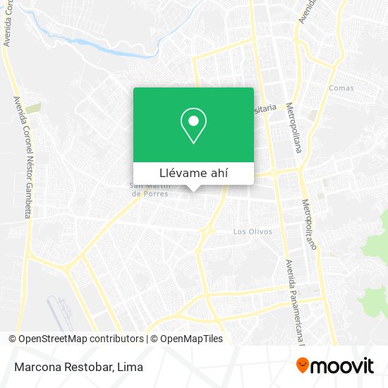 Mapa de Marcona Restobar