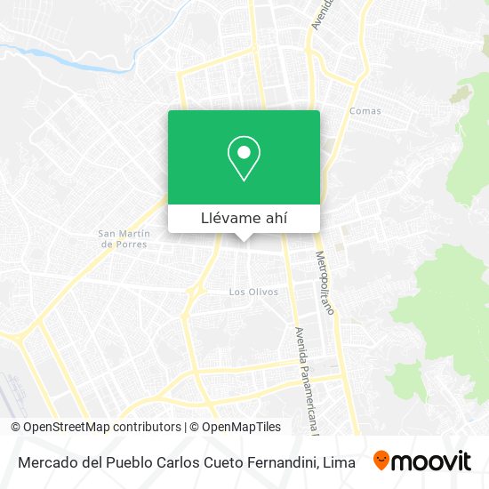 Mapa de Mercado del Pueblo Carlos Cueto Fernandini