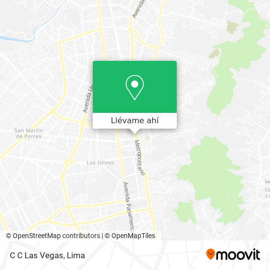 Mapa de C C Las Vegas