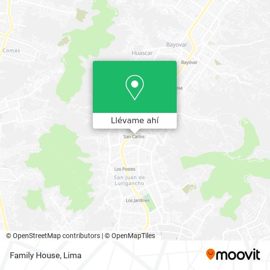 Mapa de Family House