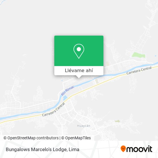 Mapa de Bungalows Marcelo's Lodge
