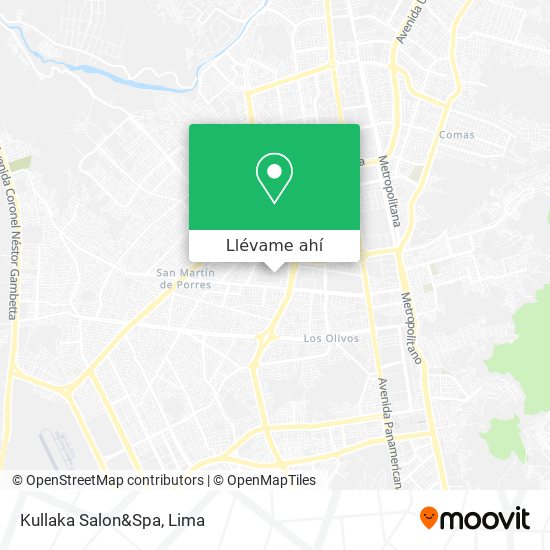 Mapa de Kullaka Salon&Spa