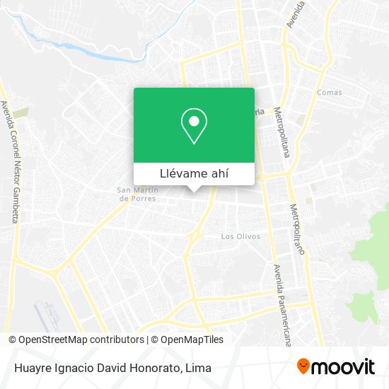 Mapa de Huayre Ignacio David Honorato