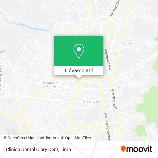 Mapa de Clinica Dental Clary Dent