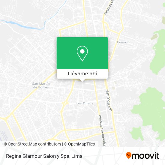 Mapa de Regina Glamour Salon y Spa