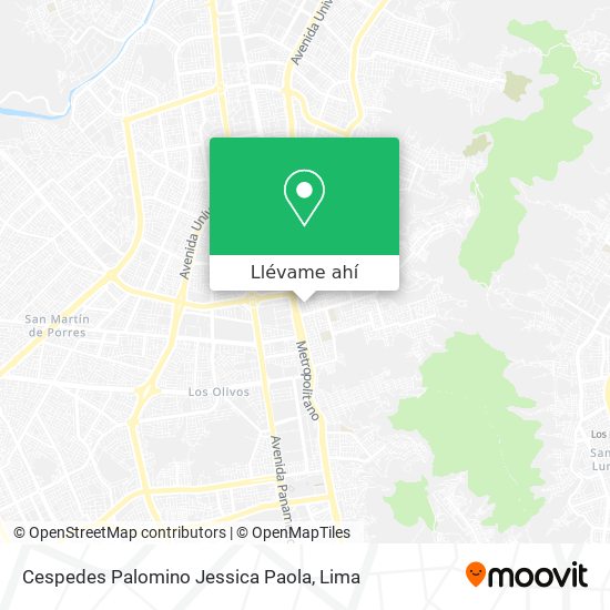 Mapa de Cespedes Palomino Jessica Paola