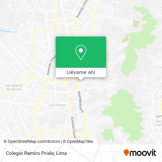 Mapa de Colegio Ramiro Priale