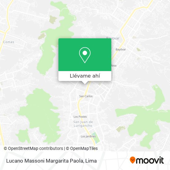 Mapa de Lucano Massoni Margarita Paola