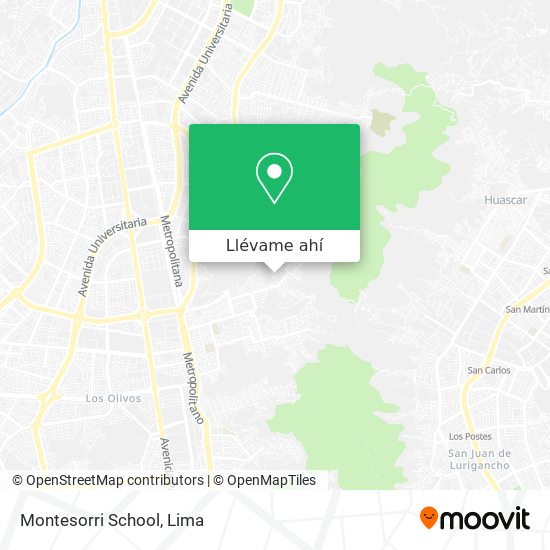 Mapa de Montesorri School