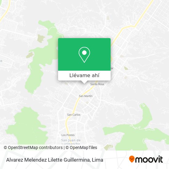 Mapa de Alvarez Melendez Lilette Guillermina