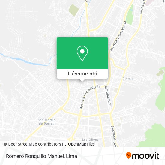 Mapa de Romero Ronquillo Manuel