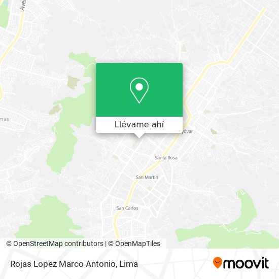 Mapa de Rojas Lopez Marco Antonio