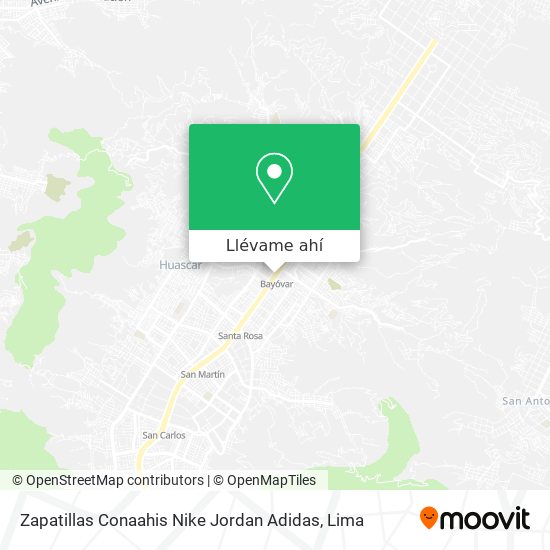 Mapa de Zapatillas Conaahis Nike Jordan Adidas