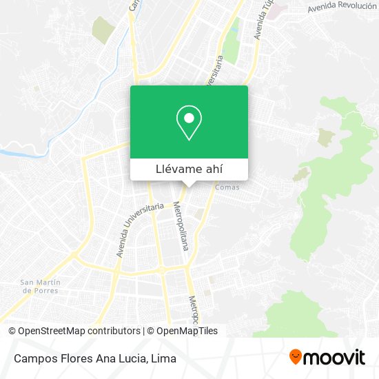 Mapa de Campos Flores Ana Lucia
