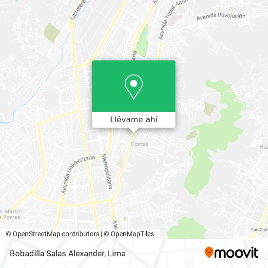 Mapa de Bobadilla Salas Alexander