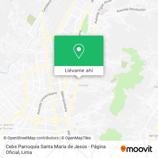 Mapa de Cebs Parroquia Santa María de Jesús - Página Oficial