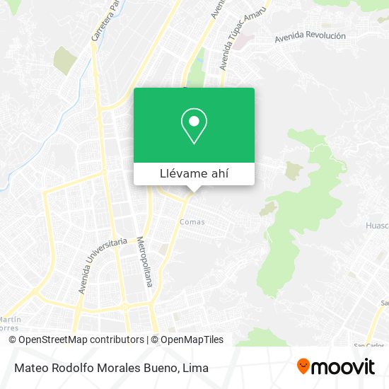 Mapa de Mateo Rodolfo Morales Bueno