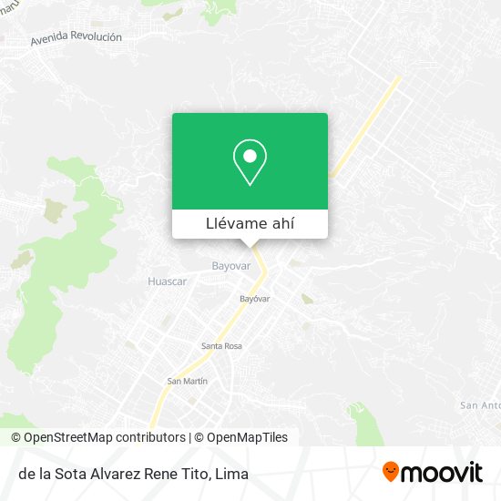 Mapa de de la Sota Alvarez Rene Tito