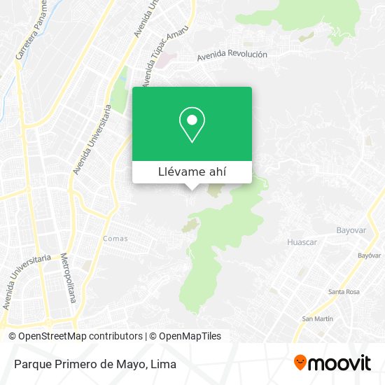 Mapa de Parque Primero de Mayo