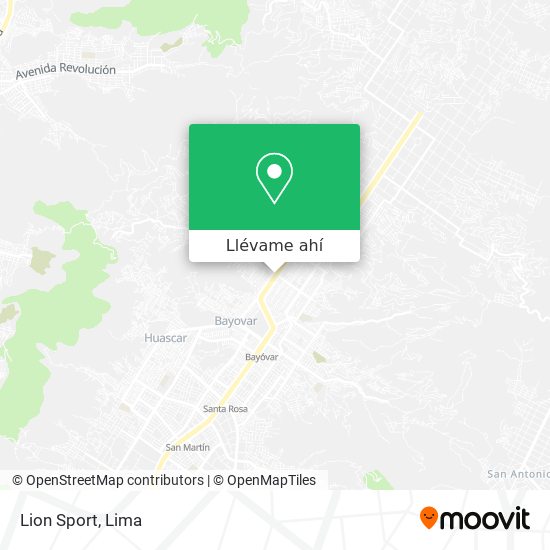 Mapa de Lion Sport