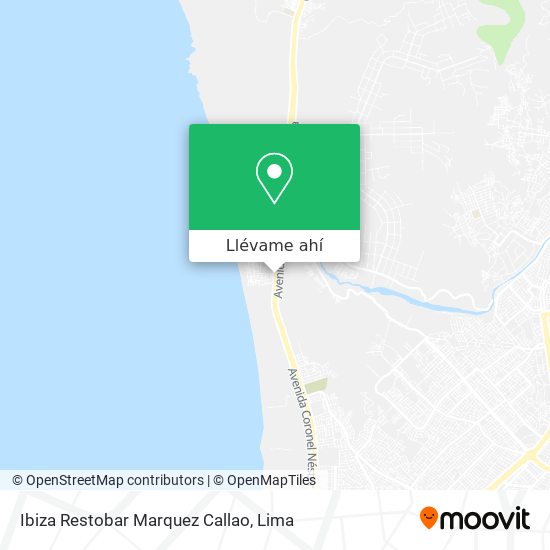 Mapa de Ibiza Restobar Marquez Callao