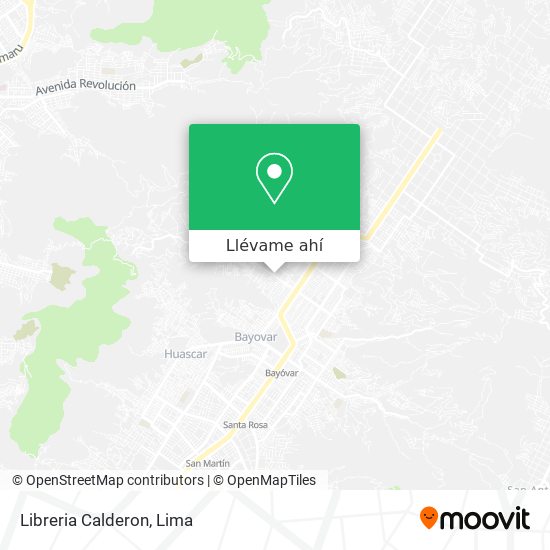 Mapa de Libreria Calderon