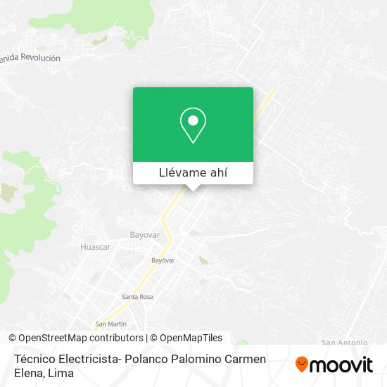 Mapa de Técnico Electricista- Polanco Palomino Carmen Elena