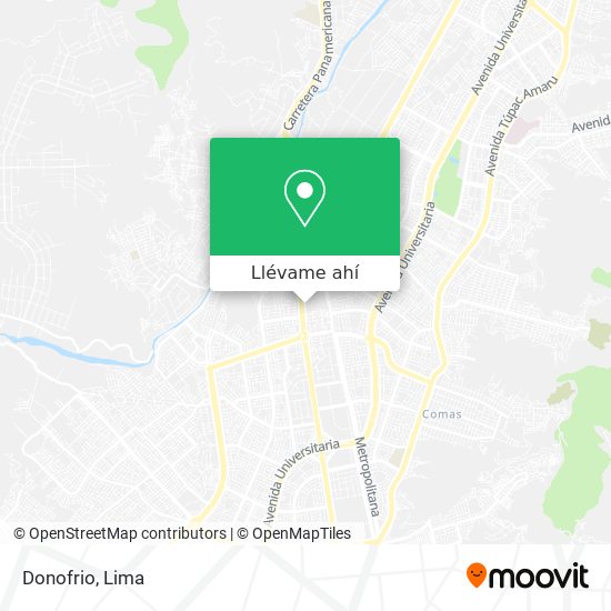 Mapa de Donofrio