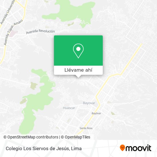 Mapa de Colegio Los Siervos de Jesús