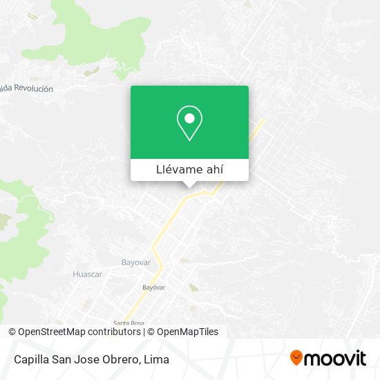Mapa de Capilla San Jose Obrero