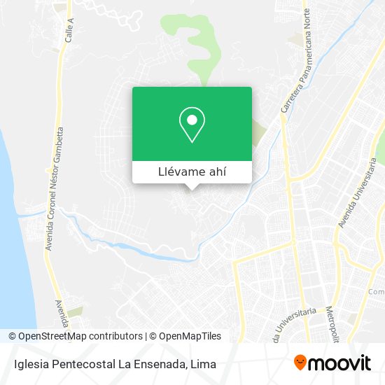 Mapa de Iglesia Pentecostal La Ensenada