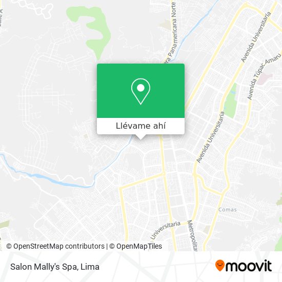 Mapa de Salon Mally's Spa