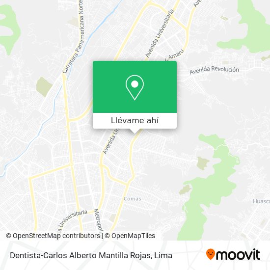 Mapa de Dentista-Carlos Alberto Mantilla Rojas