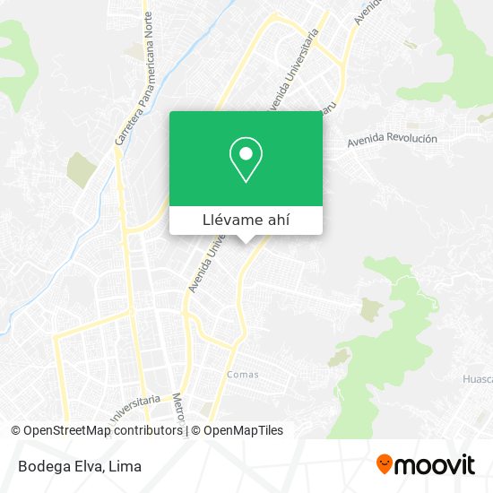Mapa de Bodega Elva