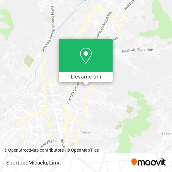 Mapa de Sportbet Micaela