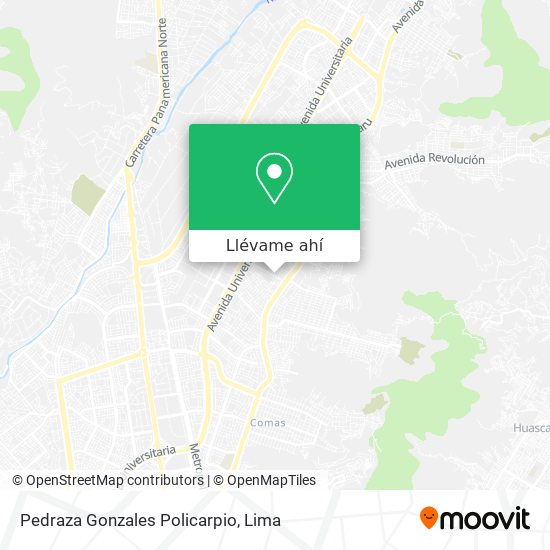 Mapa de Pedraza Gonzales Policarpio