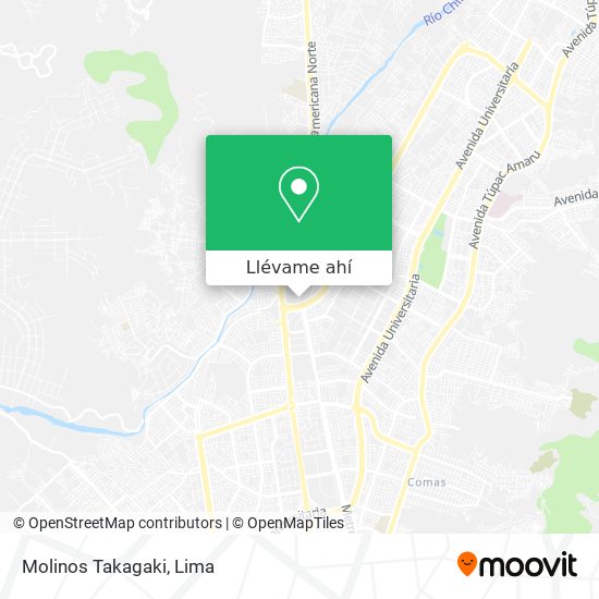 Mapa de Molinos Takagaki