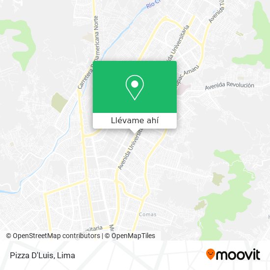 Mapa de Pizza D'Luis