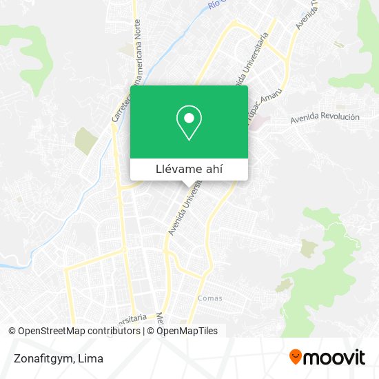 Mapa de Zonafitgym