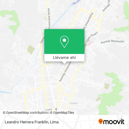 Mapa de Leandro Herrera Franklin