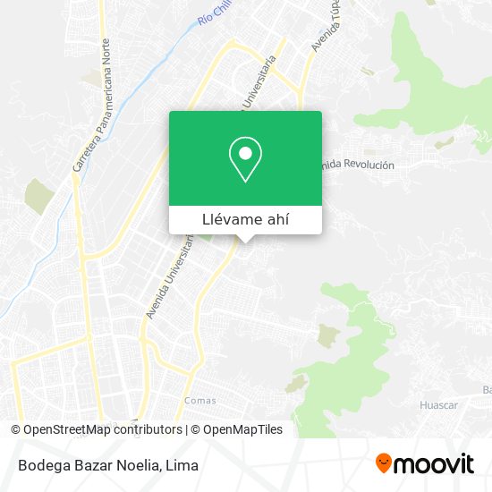 Mapa de Bodega Bazar Noelia