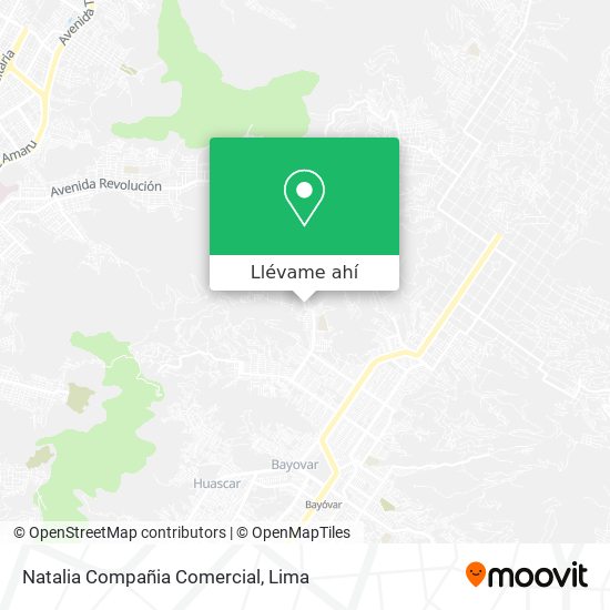 Mapa de Natalia Compañia Comercial