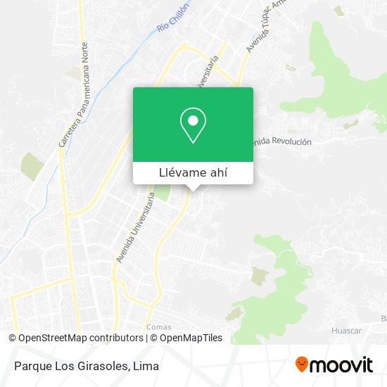 Mapa de Parque Los Girasoles